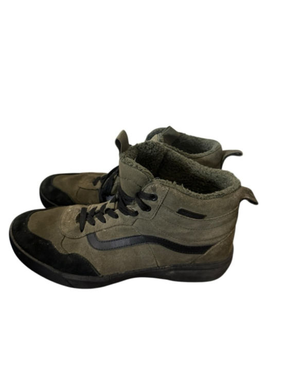 Vans Other - Vans Men's Range EXP Hi VansGuard Sneaker, Sherpa Suede green black sz 11